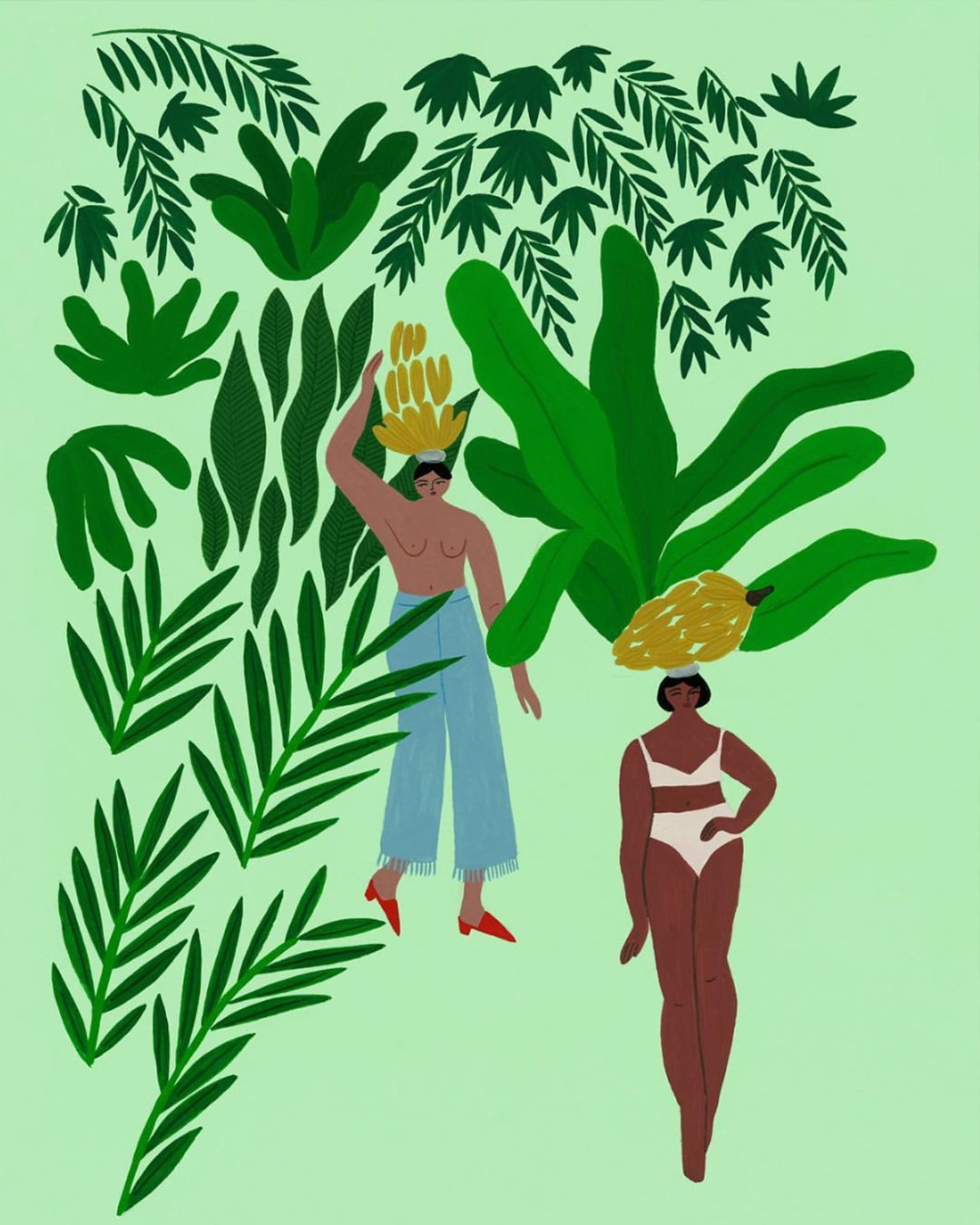 Le illustrazioni esotiche di Isabelle Feliu: tra Matisse e Gauguin | Collater.al
