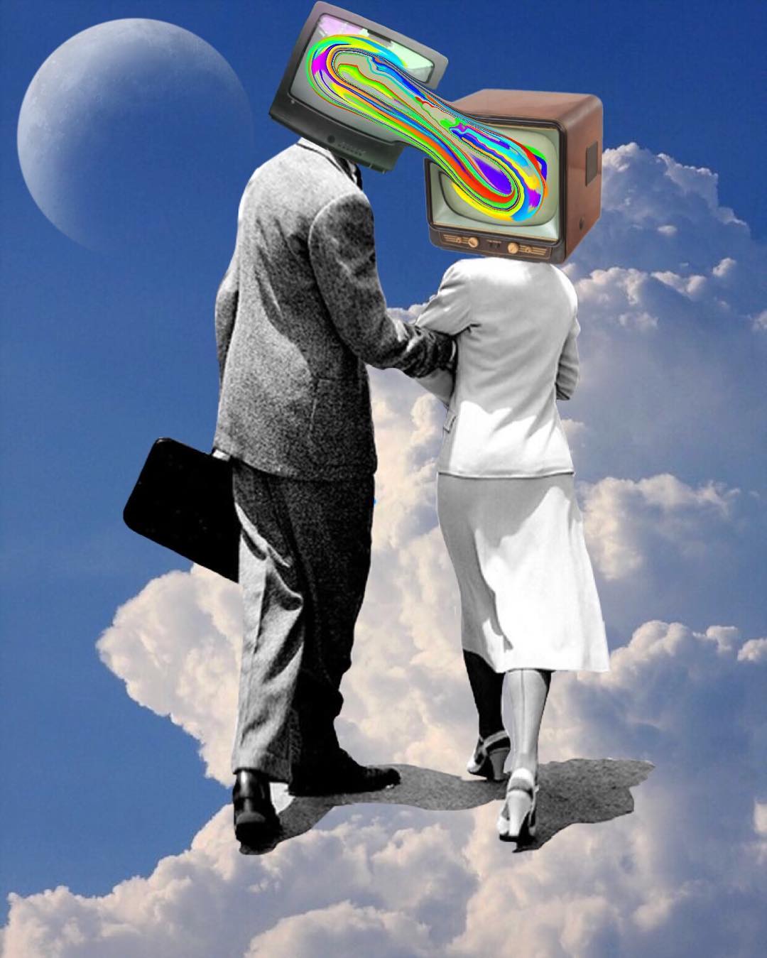 Donne nello spazio i collage di Greta Pasha | Collater.al
