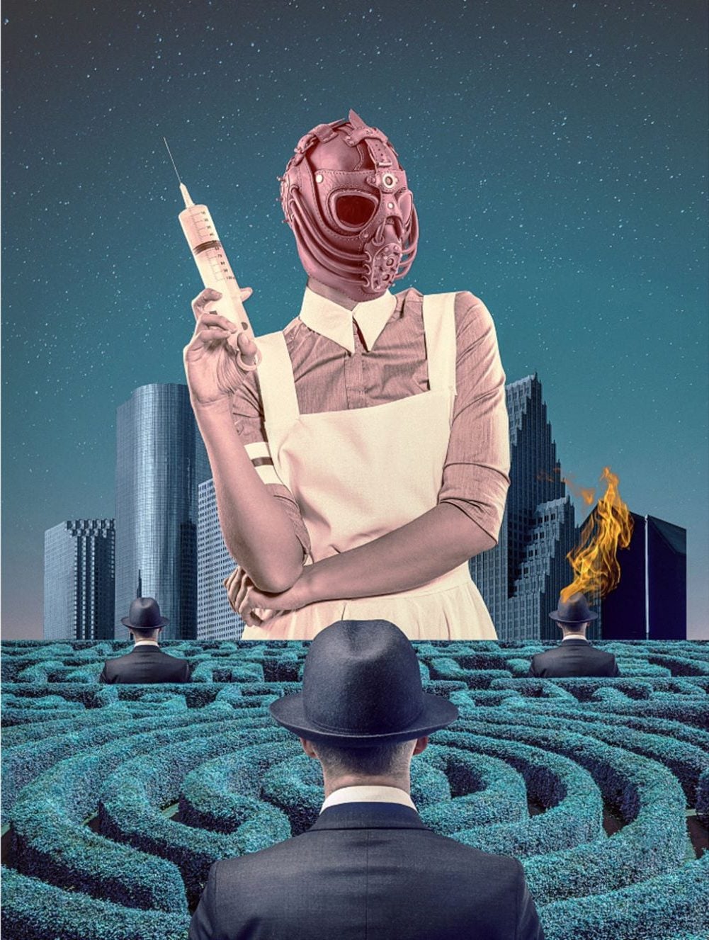 Il mondo sottosopra dei collage di Serg Nehaev | Collater.al