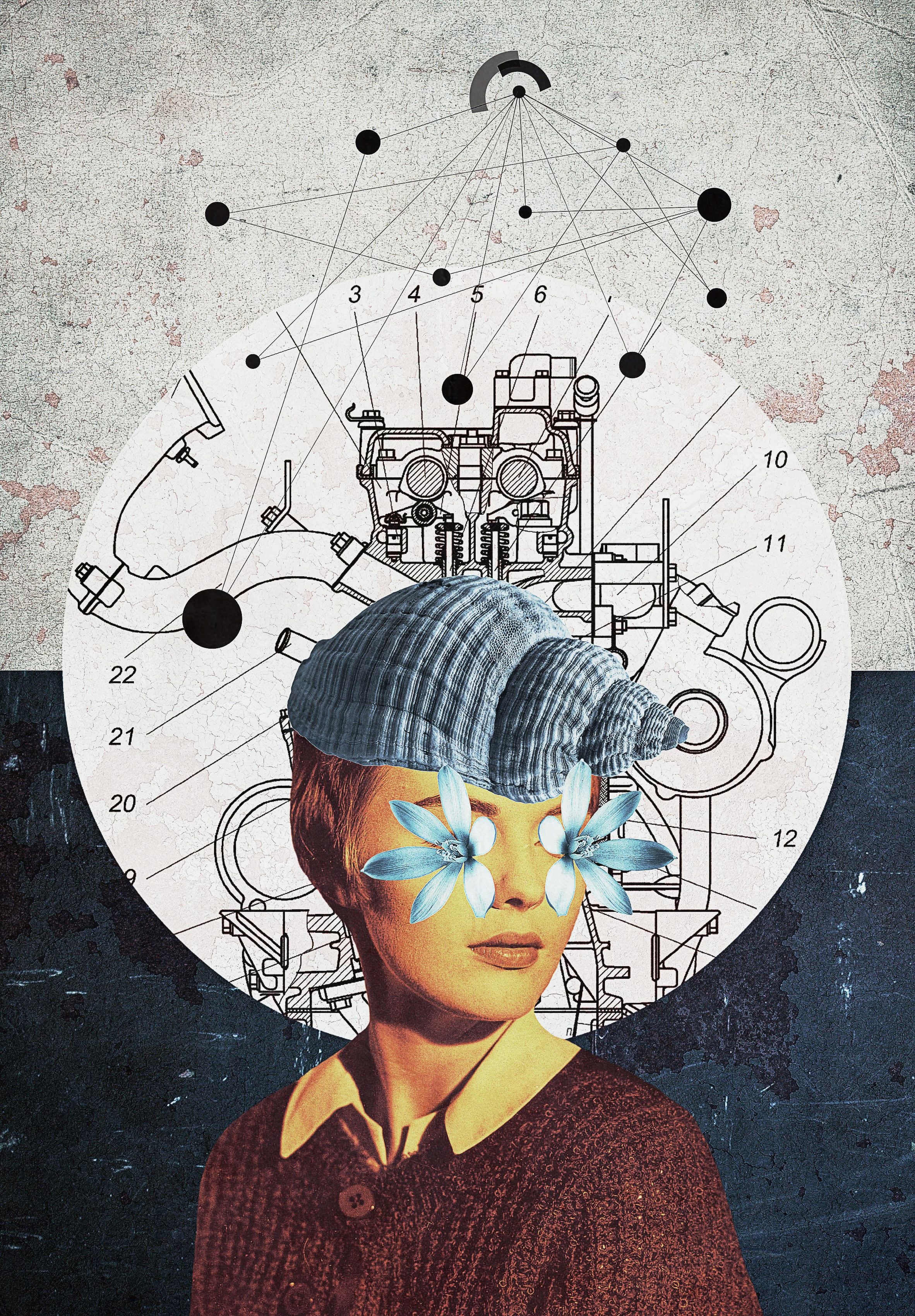Il mondo sottosopra dei collage di Serg Nehaev | Collater.al