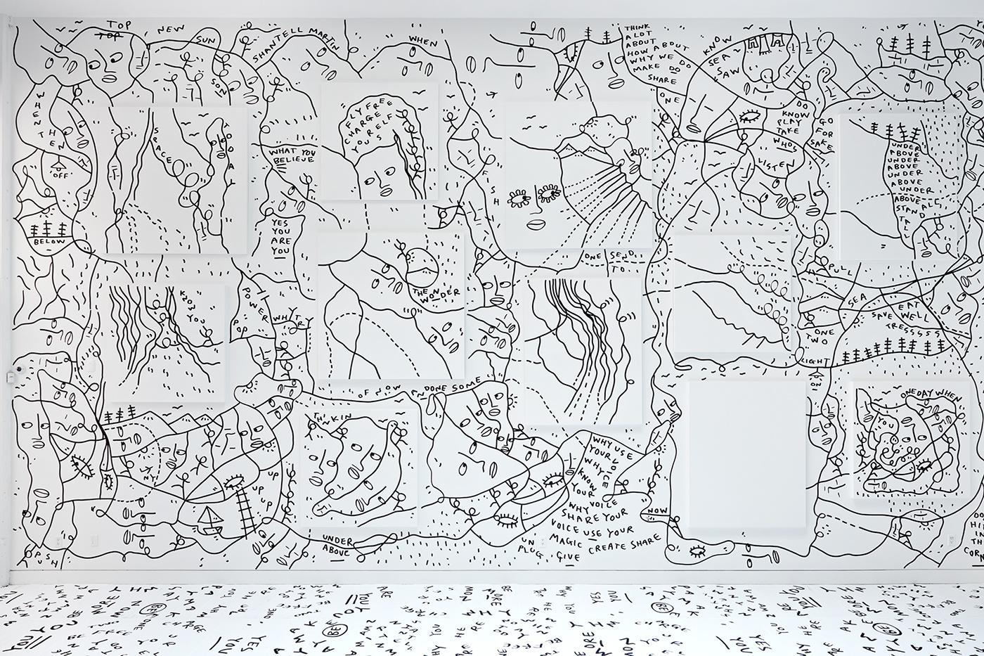 Non solo scarabocchi, i murales di Shantell Martin | Collater.al