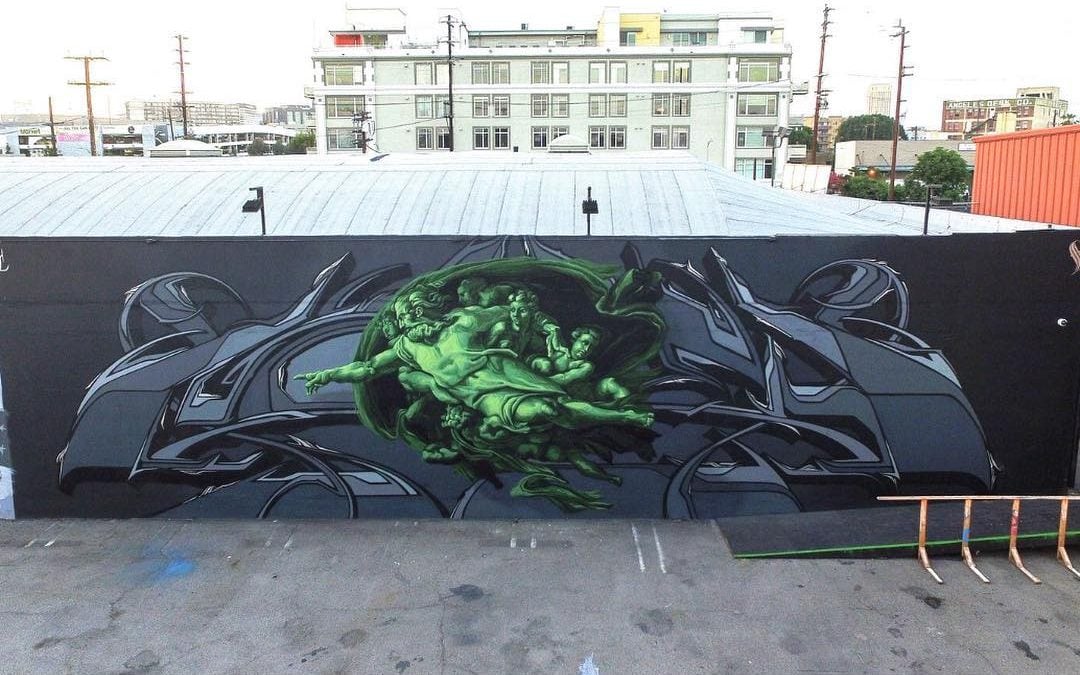 Le icone classiche nella street art di Eric Skotnes | Collater.al