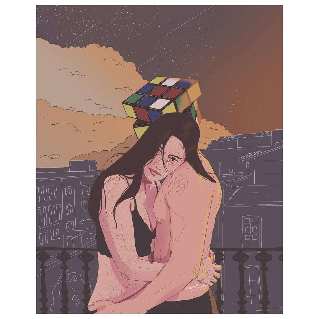 Racconti intensi nelle illustrazioni di Nono Astro Irareza | Collater.al 11