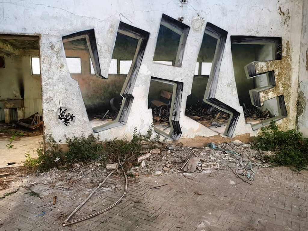 Vile, lo street artist portoghese che illude lo spettatore | Collater.al