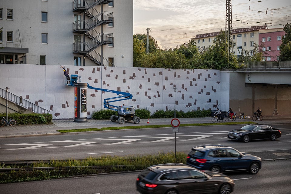 WE THE FOREST, the latest work by street artist Escif | Collater.al