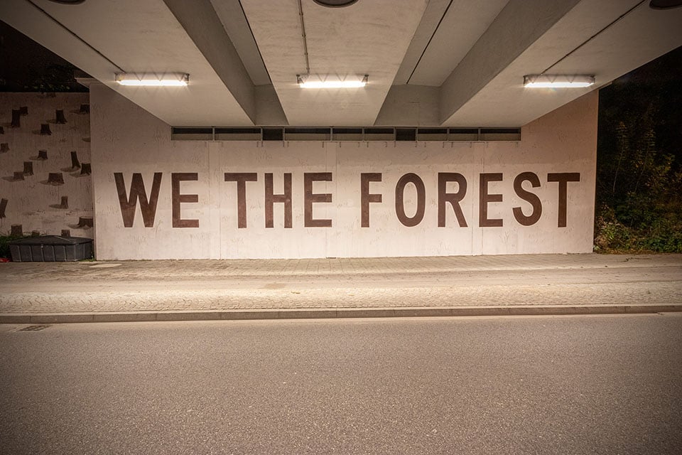 WE THE FOREST, the latest work by street artist Escif | Collater.al