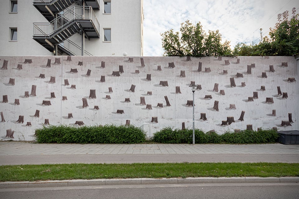 WE THE FOREST, the latest work by street artist Escif | Collater.al