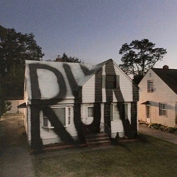 Houses like a canvas, street art by Ian Strange | Collater.al