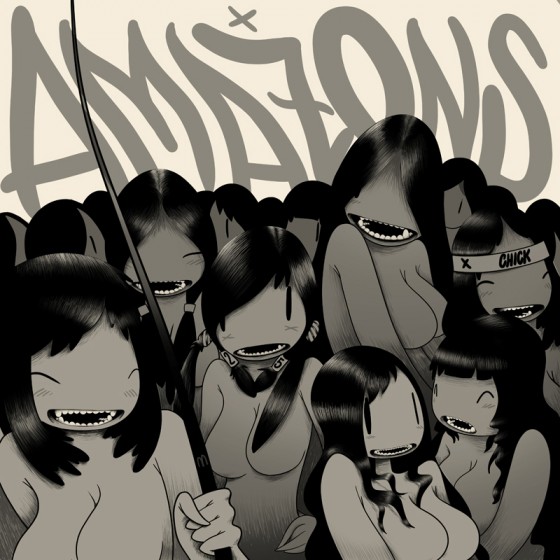 Matthieu Bessudo aka Mc Bess - Illustrazione surreale in bianco e nero