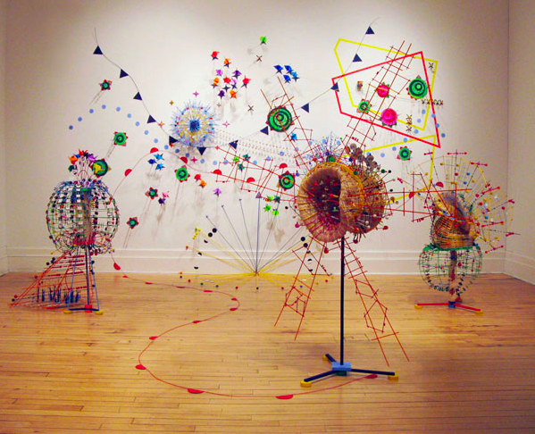 Le sculture atmosferiche di Nathalie Miebach | Collater.al