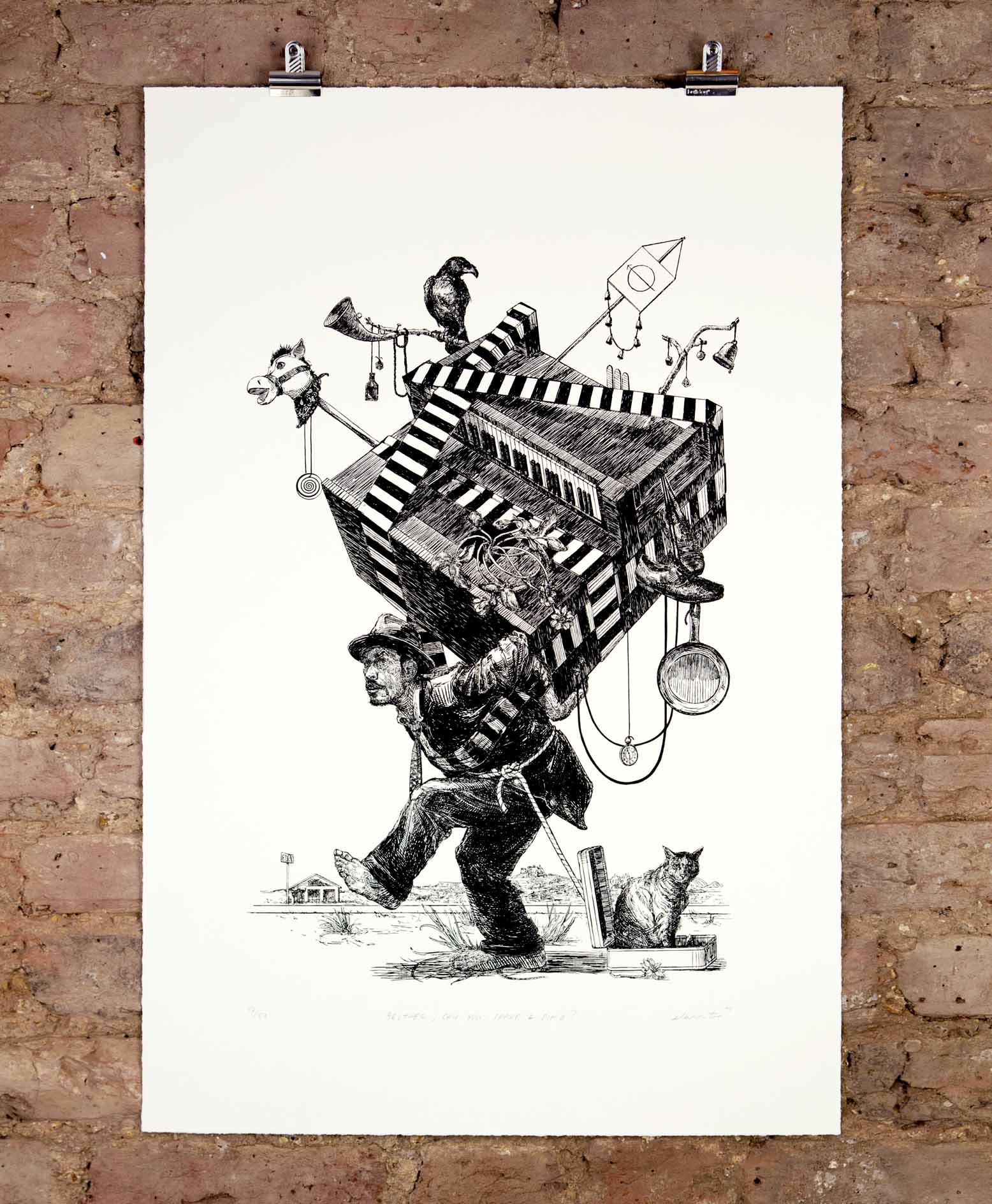 I lavori di Elbow Toe, tra street art e pittura | Collater.al