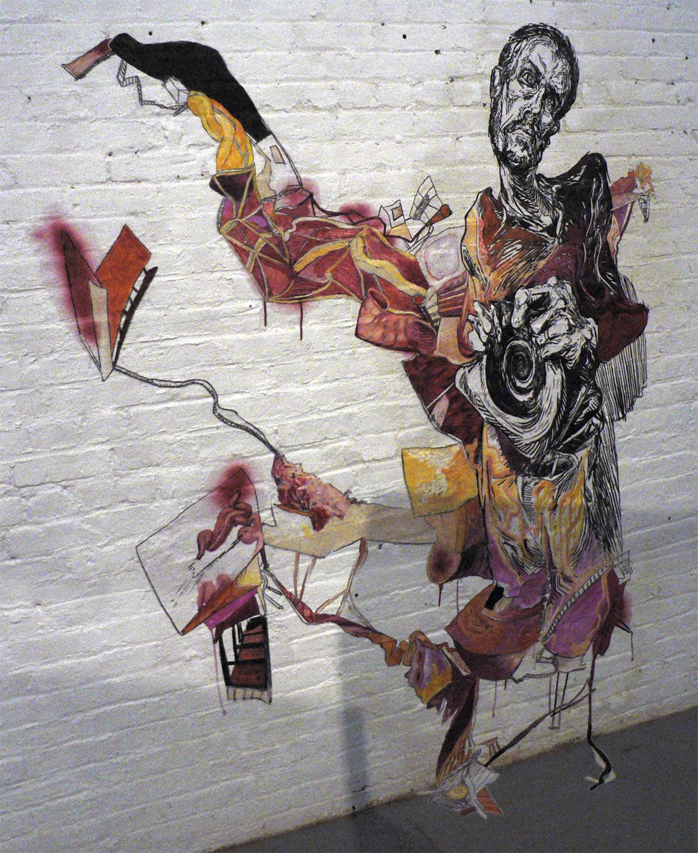 I lavori di Elbow Toe, tra street art e pittura | Collater.al