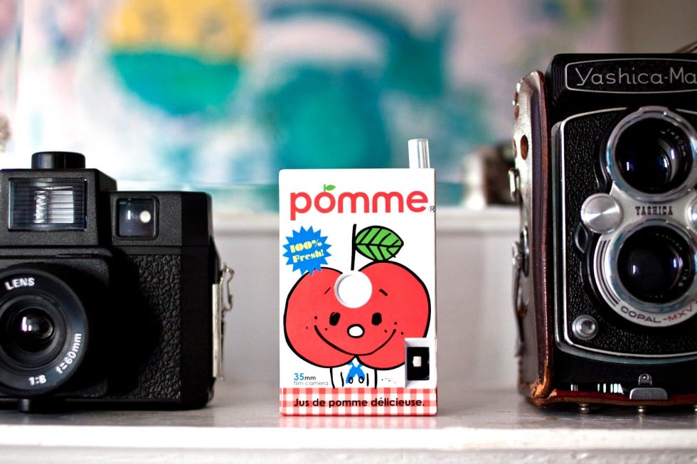 Juice Box - Le macchine fotografiche a forma di succo di frutta | Collater.al