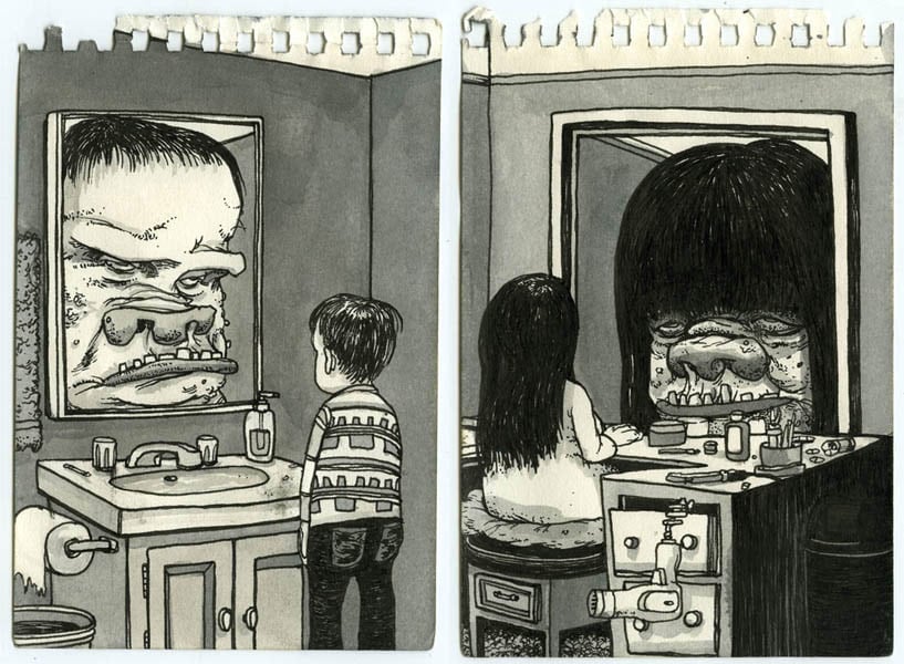 Le illustrazioni underground di Travis Millard aka Fudge Factory