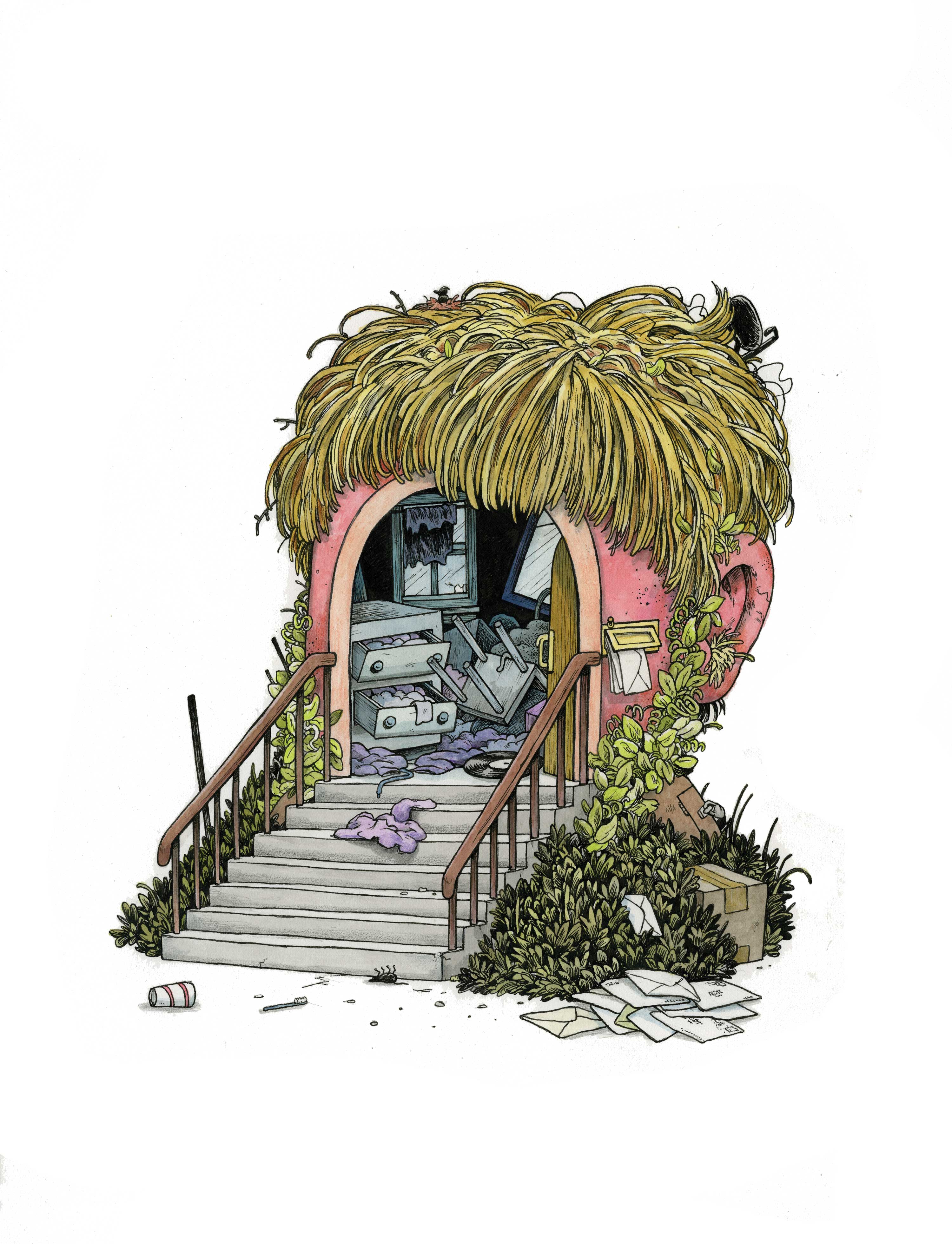 Le illustrazioni underground di Travis Millard aka Fudge Factory