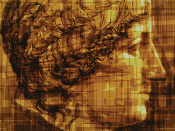 Mark Khaisman - Tape Art, opere in nastro adesivo su plexi-glass retro illuminato