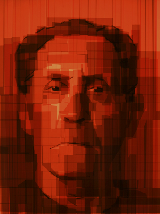 Mark Khaisman - Tape Art, opere in nastro adesivo su plexi-glass retro illuminato