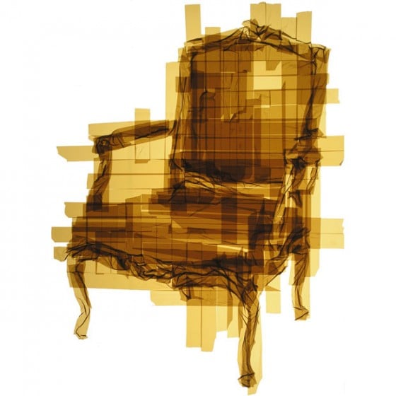 Mark Khaisman - Tape Art, opere in nastro adesivo su plexi-glass retro illuminato