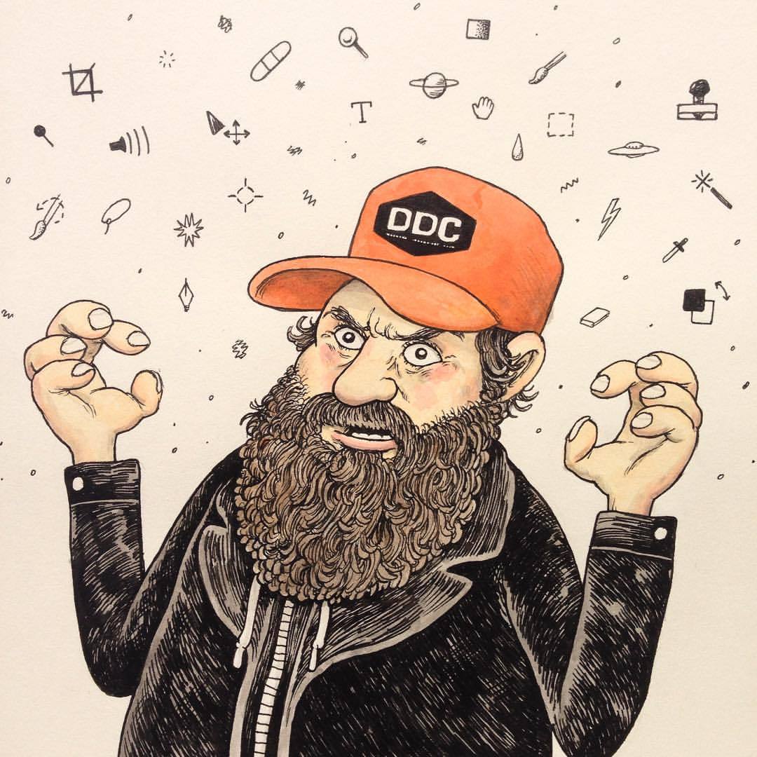 Le illustrazioni underground di Travis Millard aka Fudge Factory