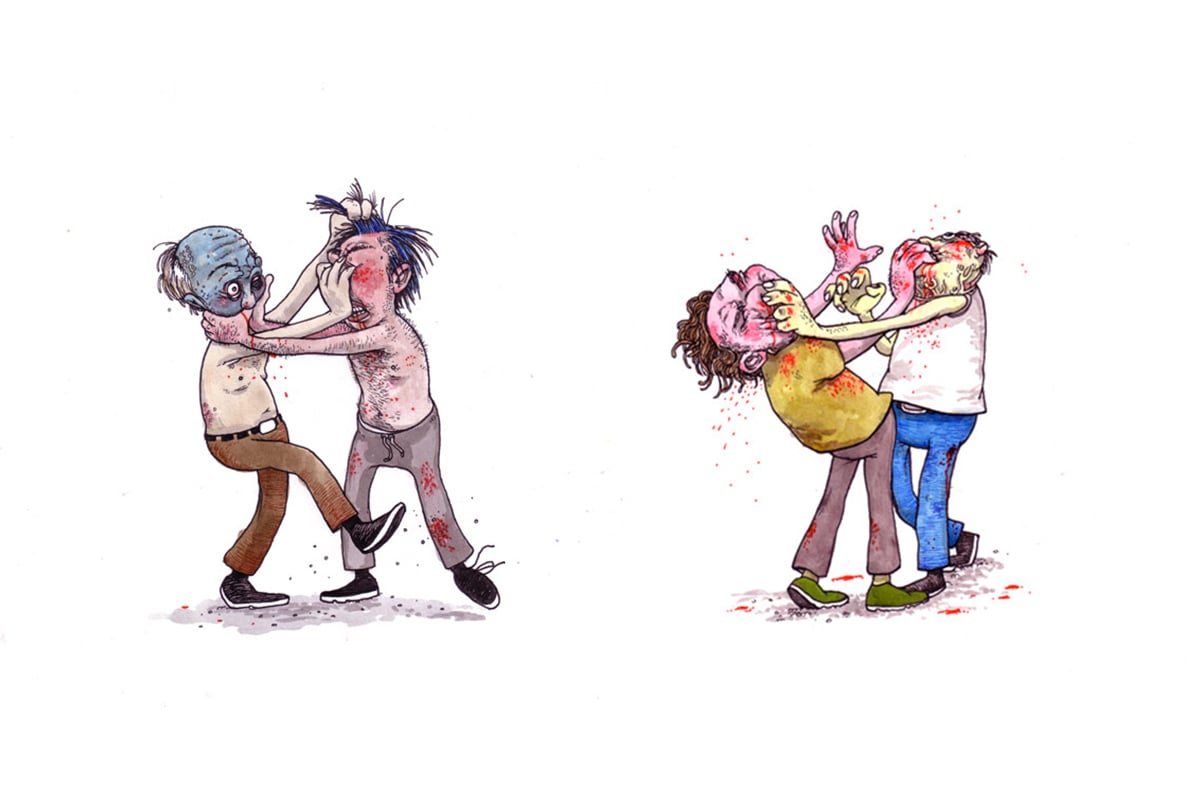 Le illustrazioni underground di Travis Millard aka Fudge Factory