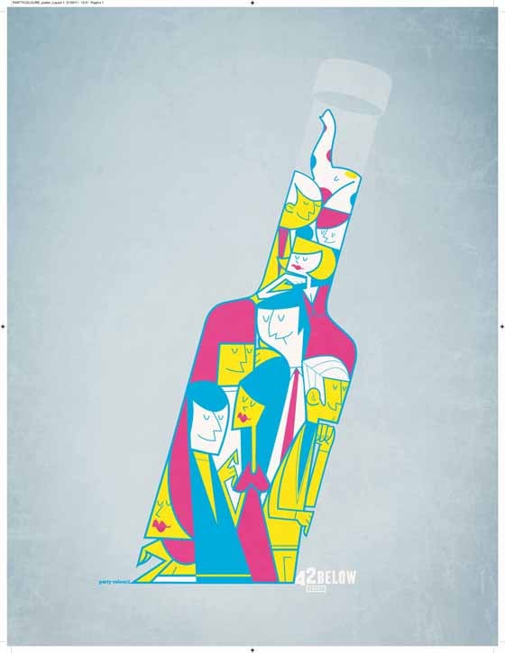 Vodka 42Below - POSTER_42 Contest 2011, ecco i vincitori - Alessandro Giorgino, P4rty Colour2