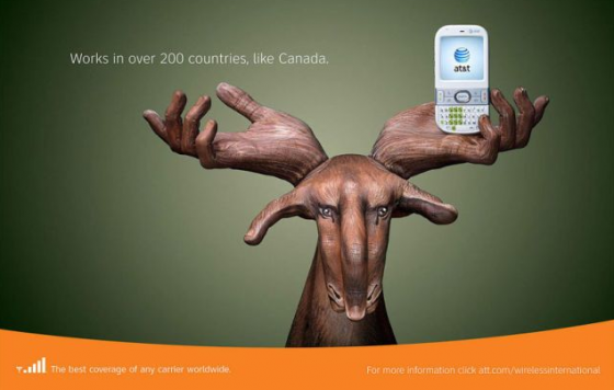 AT&T - Best Coverage Worldwide, campagna stampa multisoggetto firmata BBDO