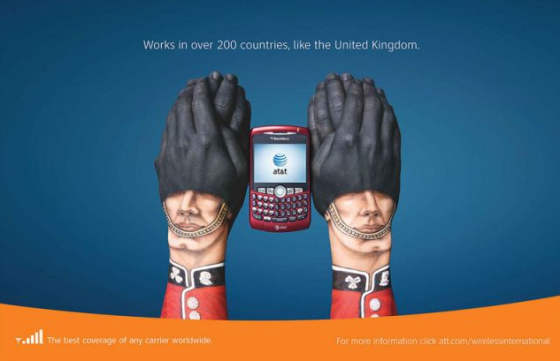 AT&T - Best Coverage Worldwide, campagna stampa multisoggetto firmata BBDO