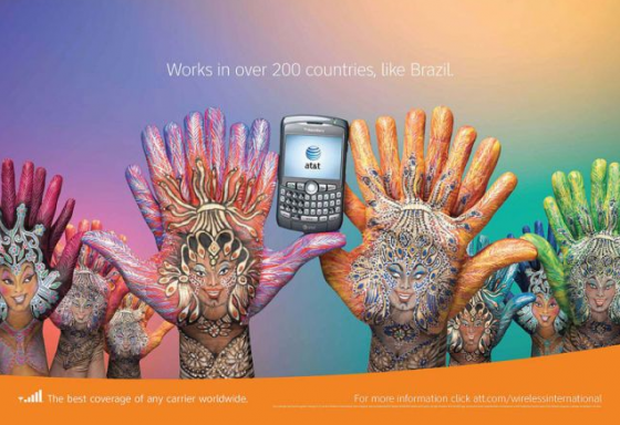 AT&T - Best Coverage Worldwide, campagna stampa multisoggetto firmata BBDO