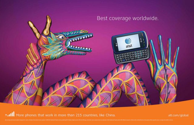AT&T - Best Coverage Worldwide, campagna stampa multisoggetto firmata BBDO