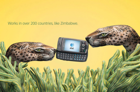 AT&T - Best Coverage Worldwide, campagna stampa multisoggetto firmata BBDO