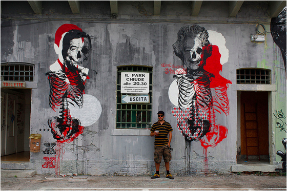 Orticanoodles - Duo di street artists milanesi, Walli ed Alita - Italia