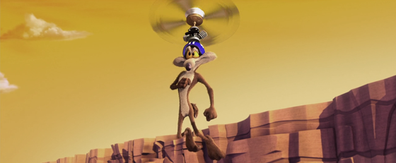 Looney Tunes - Fur of Flying corto animato in 3D con protagonisti Wile E. Coyote e Road Runner Looney Tunes - Fur of Flying corto animato in 3D con protagonisti Wile E. Coyote e Road Runner