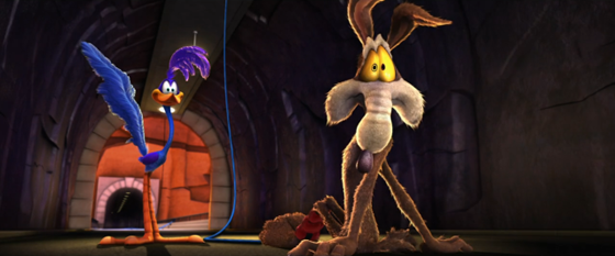 Looney Tunes - Coyote Falls corto animato in 3D con protagonisti Wile E. Coyote e Road Runner