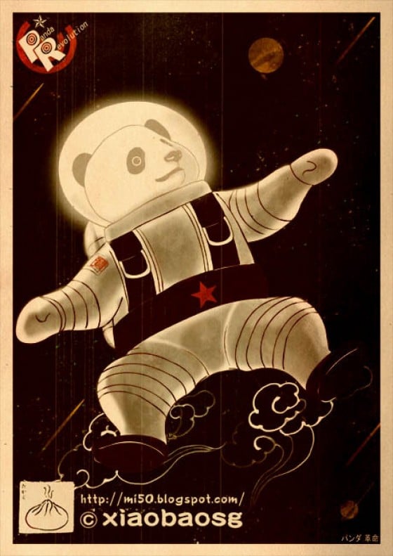 Panda Revolution - illustrazioni realizzate da Xiaobaosg