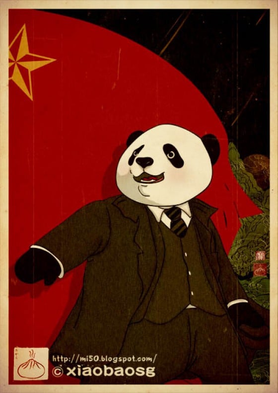 Panda Revolution - illustrazioni realizzate da Xiaobaosg