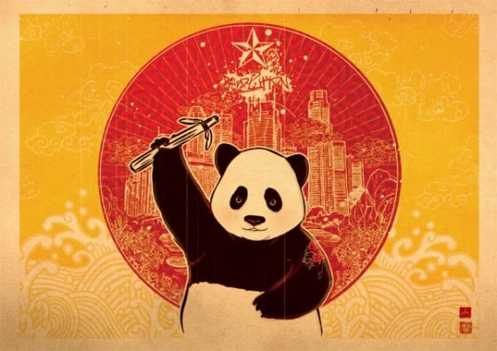 Panda Revolution - illustrazioni realizzate da Xiaobaosg