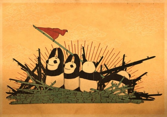Panda Revolution - illustrazioni realizzate da Xiaobaosg