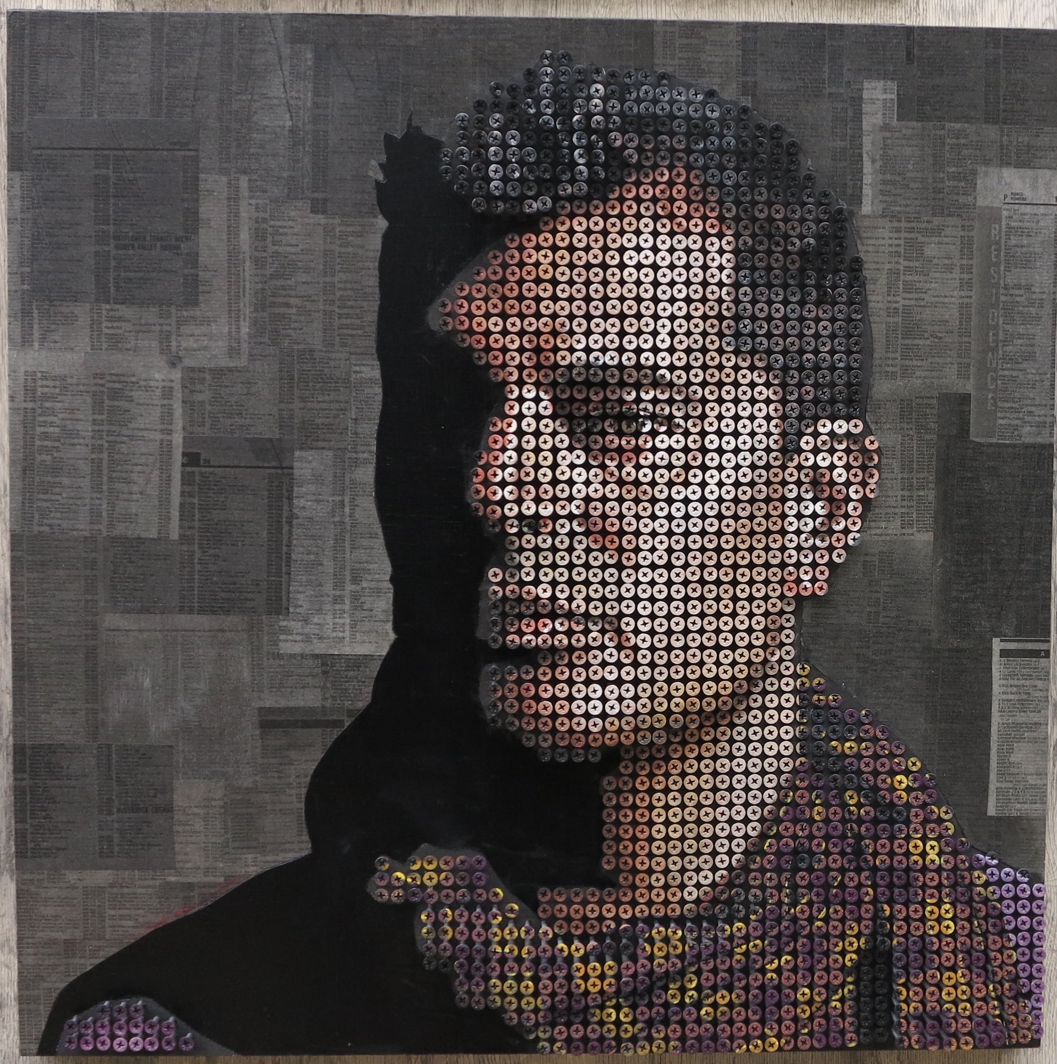 Screw Art, gli artwork realizzati con le viti di Andrew Myers | Collater.al