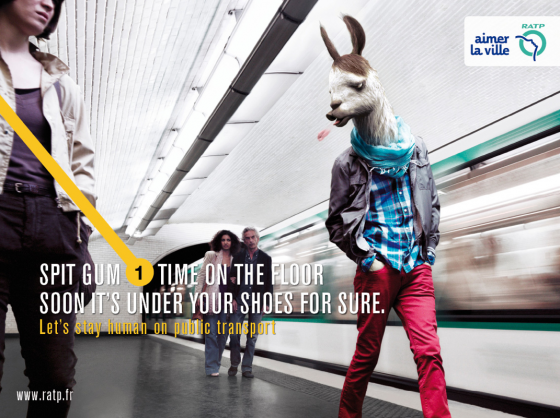 Ratp - Campagna stampa multisoggetto firmata Publicis Conseil, Francia