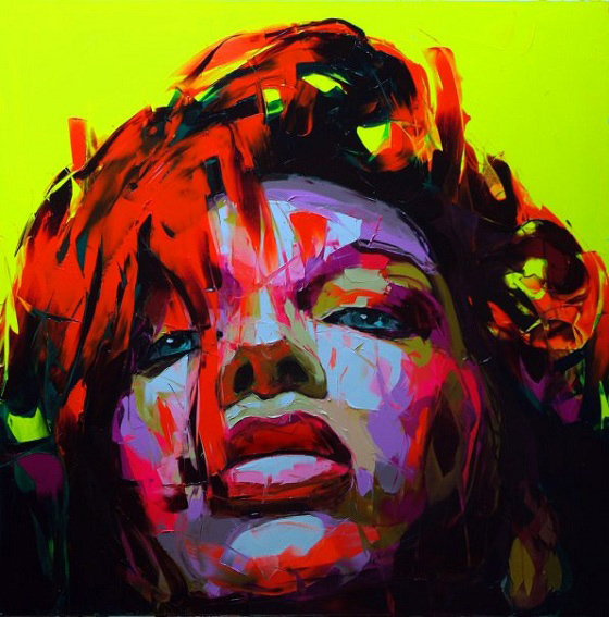 Françoise Nielly - Fluo Painting - Dipinti ad olio