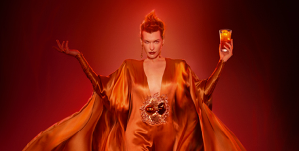 Campari Calendario 2012 - 12 scatti firmati Dimitri Daniloff con protagonista Milla Jovovich