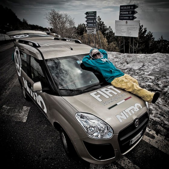 Fiat Freestyle Team - Uno shooting itinerante sul mondo dello snowboard in Italia
