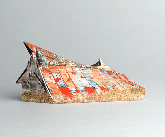 Ofra Lapid - Broken Houses - Modelli in scala di edifici in rovina