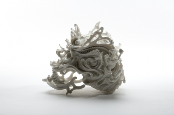 Katsuyo Aoki. Predictive Dream: serie di teschi in ceramica.