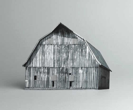 Ofra Lapid - Broken Houses - Modelli in scala di edifici in rovina