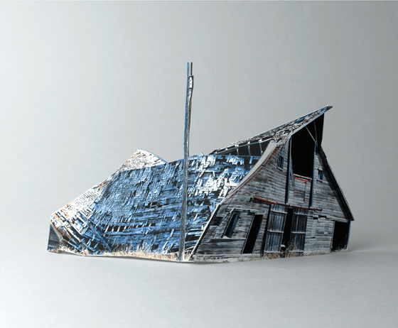 Ofra Lapid - Broken Houses - Modelli in scala di edifici in rovina