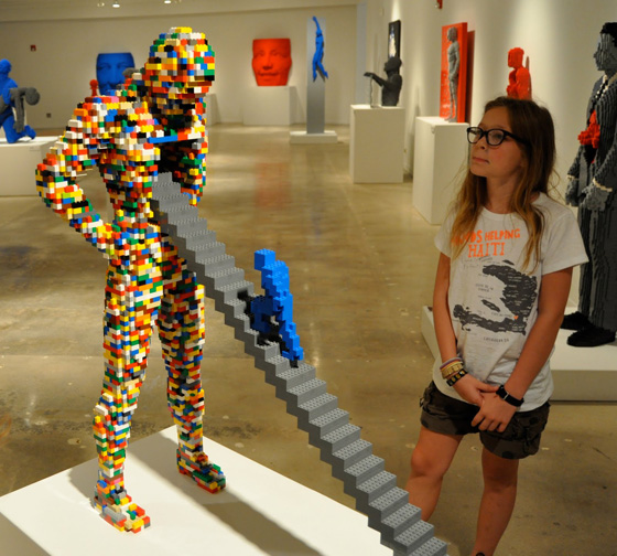Nathan Sawaya  The art of the brick - Sculture realizzate con mattoncini Lego