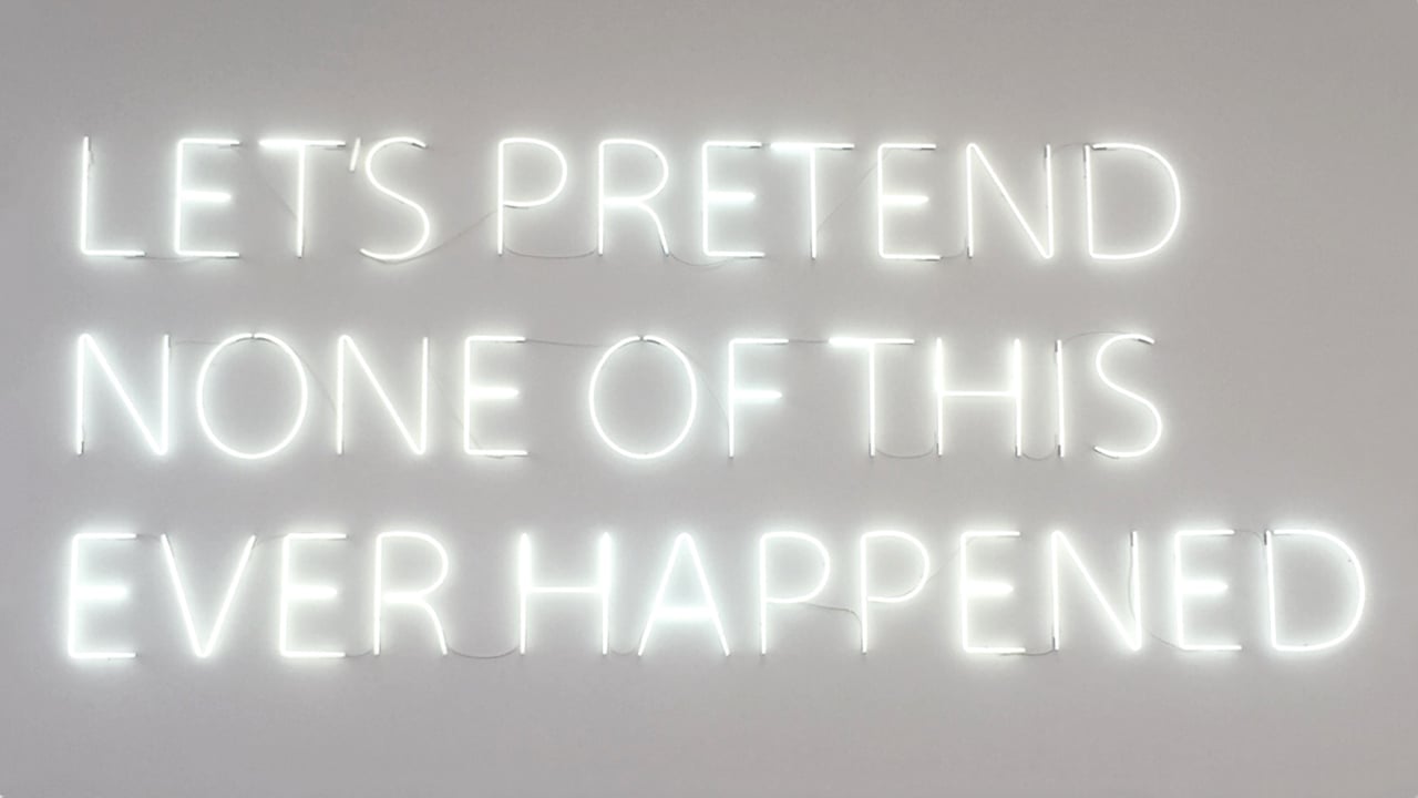 Tim Etchells - Text sculpture e neon signs | Collater.al