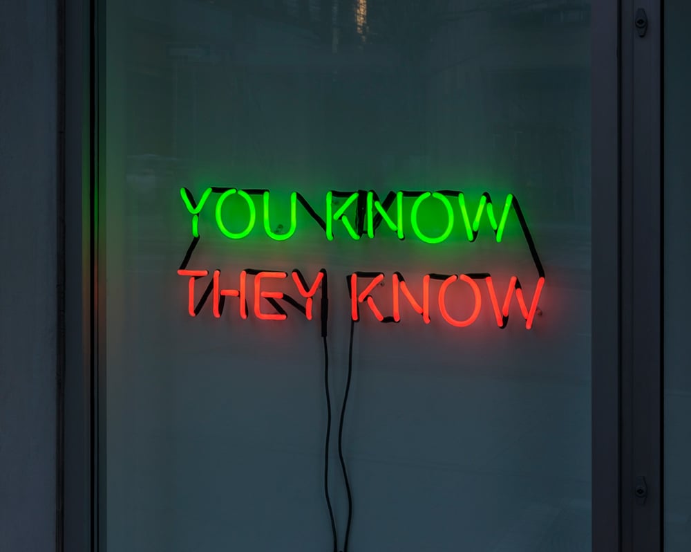Tim Etchells - Text sculpture e neon signs | Collater.al