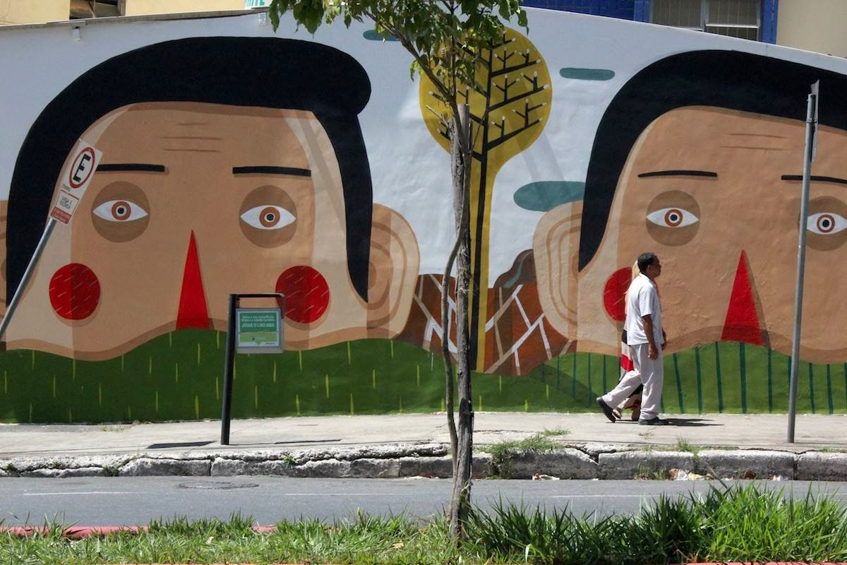 Le street art illustrata di Agostino Iacurci | Collater.al